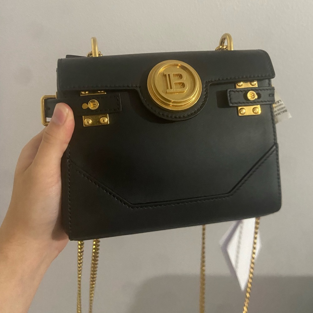 Balmain Black Medium+ Bag (RARE)
